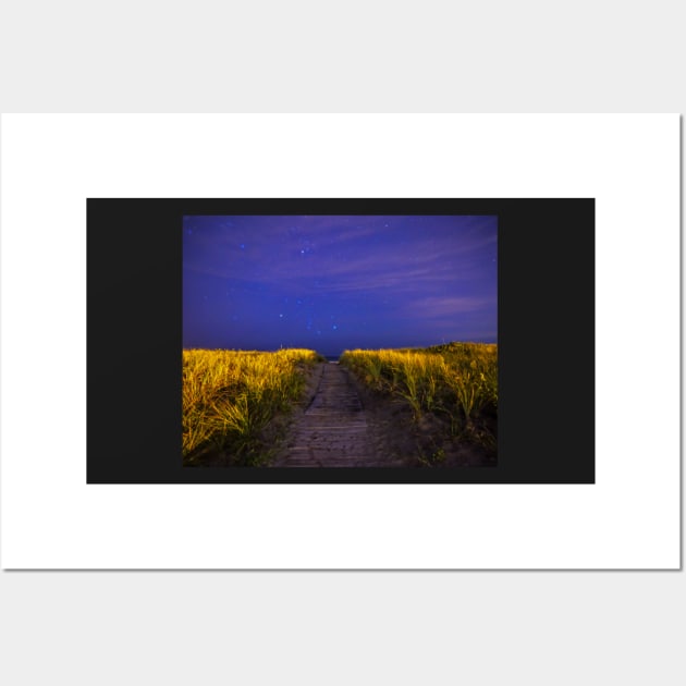 The Starry Path to Good Harbor Beach in Gloucester, MA Wall Art by WayneOxfordPh